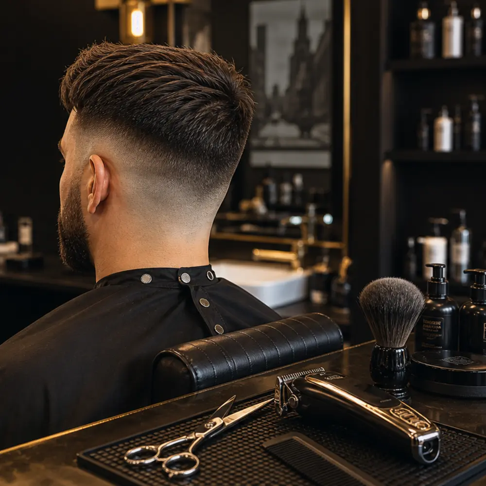 Barber alati i muška frizura
